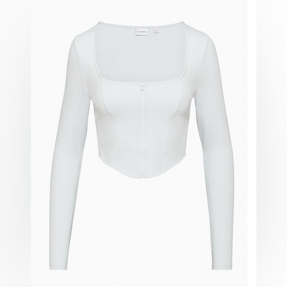 BNWOT Aritzia Sunday Best Maverick Bustier long sleeve Top size S
